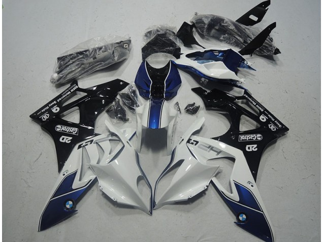 S1000RR 2009-2014 Motorrad Verkleidungen - Weiß Blau S1000RR 2009-2014 Motorrad Verkleidungen - Weiß Blau
