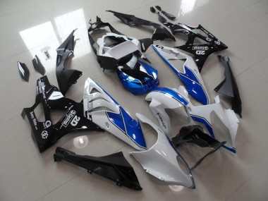 S1000RR 2009-2014 Motorrad Verkleidungen - Weiß Blau Schwarz
