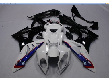 S1000RR 2009-2014 Motorrad Verkleidungen - Weiß Schwarz Blau