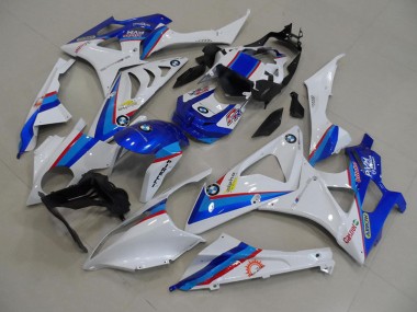 S1000RR 2009-2014 Motorrad Vollverkleidung - Blau Weiß