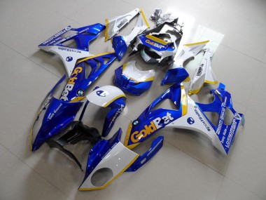 S1000RR 2009-2014 Motorrad Vollverkleidung - Blau Weiße GoldBet