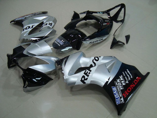 VFR 800 2002-2013 Motorrad Verkleidung - Silber Repsol