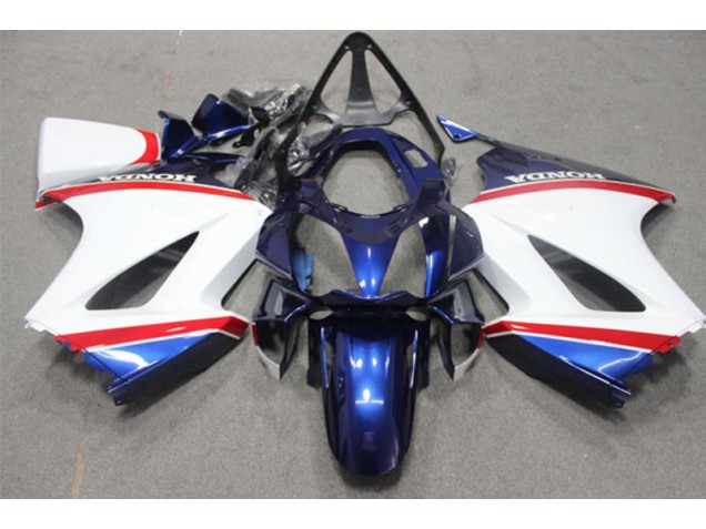 VFR 800 2002-2013 Motorrad Verkleidungen - Blau Weiß VFR 800 2002-2013 Motorrad Verkleidungen - Blau Weiß