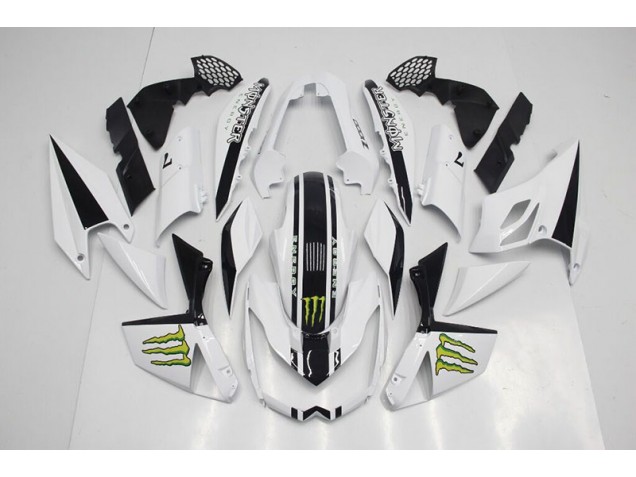 Z1000 2007-2009 Motorrad Verkleidung - Weiß Z1000 2007-2009 Motorrad Verkleidung - Weiß