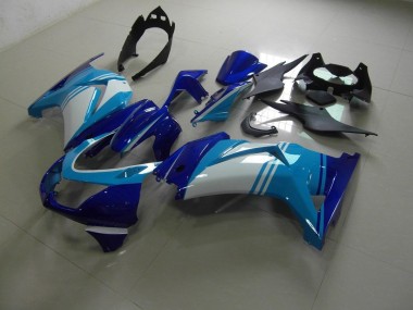 ZX 250R 2008-2012 Motorrad Verkleidungen - Hell und Dunkelblau