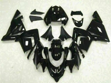 ZX10R 2003-2005 Motorrad Verkleidungen - Glänzend Schwarz