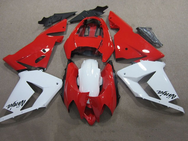 ZX10R 2003-2005 Motorrad Verkleidungen - Rot Weiß Ninja ZX10R 2003-2005 Motorrad Verkleidungen - Rot Weiß Ninja