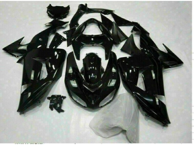 ZX10R 2006-2007 Motorrad Verkleidungen - Glänzend Schwarz ZX10R 2006-2007 Motorrad Verkleidungen - Glänzend Schwarz