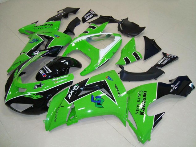 ZX10R 2006-2007 Motorrad Verkleidungen - Grün ZX10R 2006-2007 Motorrad Verkleidungen - Grün