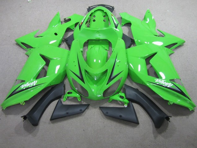ZX10R 2006-2007 Motorrad Verkleidungen - Grüner Weißer Ninja ZX10R 2006-2007 Motorrad Verkleidungen - Grüner Weißer Ninja