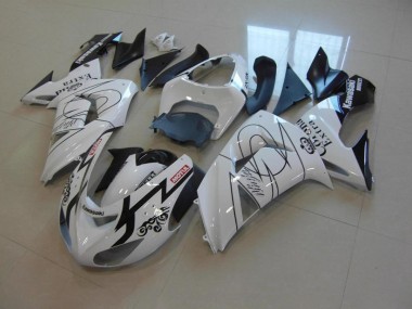 ZX10R 2006-2007 Motorrad Verkleidungen - Weiß Corona