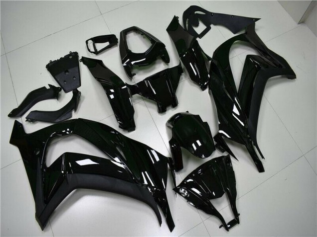ZX10R 2011-2015 Motorrad Verkleidungen - Glänzend Schwarz