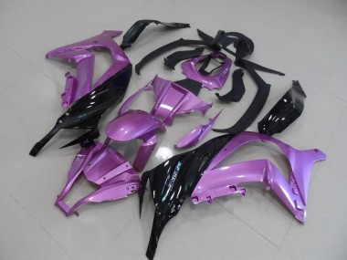 ZX10R 2011-2015 Motorrad Verkleidungen - Rosa und Schwarz