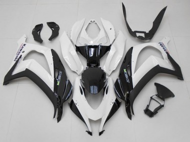 ZX10R 2016-2019 Motorrad Verkleidungen - Weiß Schwarz