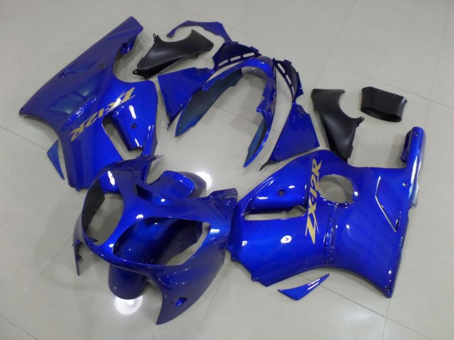 ZX12R 2000-2001 Motorrad Verkleidungen - Blau mit goldenem Aufkleber ZX12R 2000-2001 Motorrad Verkleidungen - Blau mit goldenem Aufkleber