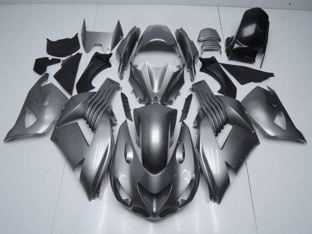ZX14R ZZR 1400 2006-2011 Motorrad Verkleidungen - Glänzend Grau ZX14R ZZR 1400 2006-2011 Motorrad Verkleidungen - Glänzend Grau