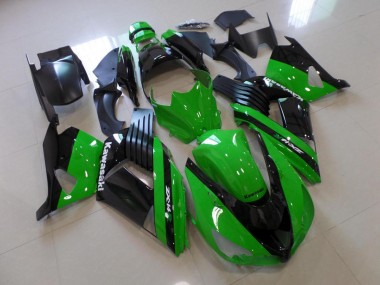 ZX14R ZZR 1400 2006-2011 Motorrad Verkleidungen - Grün und Schwarz