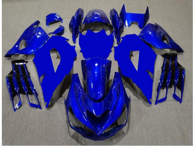 ZX14R ZZR 1400 2012-2021 Motorrad Verkleidungen - Blau Schwarz ZX14R ZZR 1400 2012-2021 Motorrad Verkleidungen - Blau Schwarz