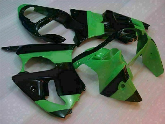ZX6R 2000-2002 Motorrad VollVerkleidungen & Plastik - Grün Schwarz ZX6R 2000-2002 Motorrad VollVerkleidungen & Plastik - Grün Schwarz