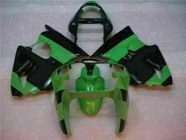 ZX6R 2000-2002 Motorrad VollVerkleidungen & Plastik - Grün Schwarz