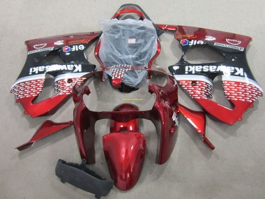 ZX6R 2000-2002 Motorrad Vollverkleidung - Rot