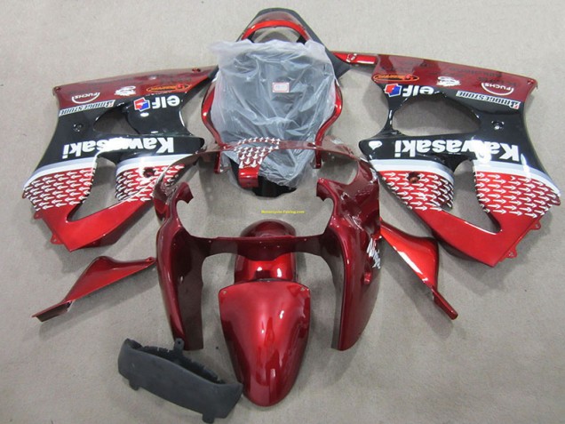ZX6R 2000-2002 Motorrad Vollverkleidung - Rot ZX6R 2000-2002 Motorrad Vollverkleidung - Rot