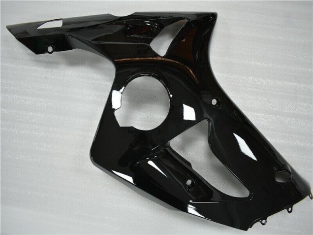 ZX6R 2003-2004 Motorrad Verkleidungen - Glänzend Schwarz