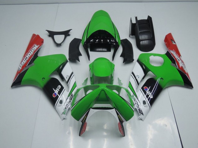 ZX6R 2003-2004 Motorrad Verkleidungen - Grüne Motocard ZX6R 2003-2004 Motorrad Verkleidungen - Grüne Motocard