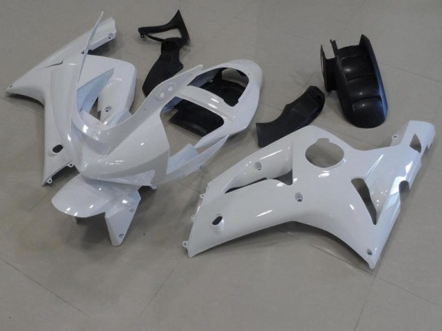 ZX6R 2003-2004 Motorrad Verkleidungen - Weiß ZX6R 2003-2004 Motorrad Verkleidungen - Weiß