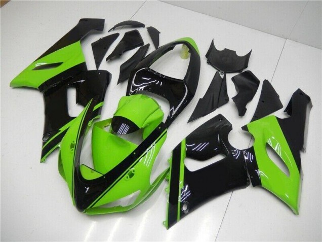 ZX6R 2005-2006 Motorrad Verkleidung - Grün Schwarz ZX6R 2005-2006 Motorrad Verkleidung - Grün Schwarz