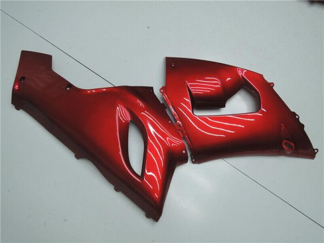 ZX6R 2005-2006 Motorrad Verkleidungen - Candy Rot ZX6R 2005-2006 Motorrad Verkleidungen - Candy Rot