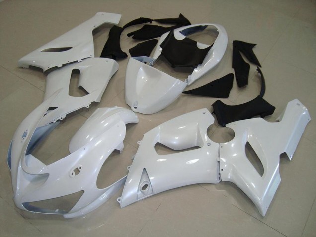 ZX6R 2005-2006 Motorrad Verkleidungen - Dunkel Perl Weiß ZX6R 2005-2006 Motorrad Verkleidungen - Dunkel Perl Weiß