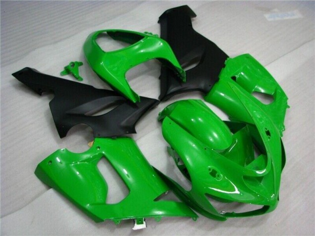 ZX6R 2005-2006 Motorrad Verkleidungen - Grün Matt schwarz ZX6R 2005-2006 Motorrad Verkleidungen - Grün Matt schwarz
