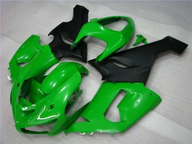 ZX6R 2005-2006 Motorrad Verkleidungen - Grün Matt schwarz ZX6R 2005-2006 Motorrad Verkleidungen - Grün Matt schwarz