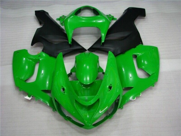 ZX6R 2005-2006 Motorrad Verkleidungen - Grün Matt schwarz ZX6R 2005-2006 Motorrad Verkleidungen - Grün Matt schwarz