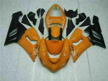 ZX6R 2005-2006 Motorrad Verkleidungen - Orange