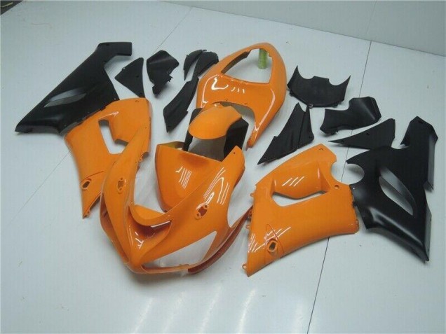 ZX6R 2005-2006 Motorrad Verkleidungen - Orange Schwarz ZX6R 2005-2006 Motorrad Verkleidungen - Orange Schwarz