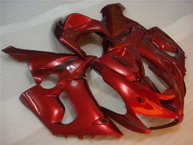 ZX6R 2005-2006 Motorrad Verkleidungen - Rot ZX6R 2005-2006 Motorrad Verkleidungen - Rot
