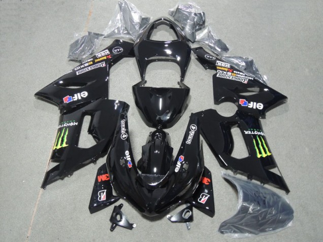 ZX6R 2005-2006 Motorrad Verkleidungen - Schwarz 3M Touch4 Monster ZX6R 2005-2006 Motorrad Verkleidungen - Schwarz 3M Touch4 Monster