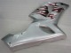 ZX6R 2005-2006 Motorrad Verkleidungen - Silber Rot Flammen ZX6R 2005-2006 Motorrad Verkleidungen - Silber Rot Flammen