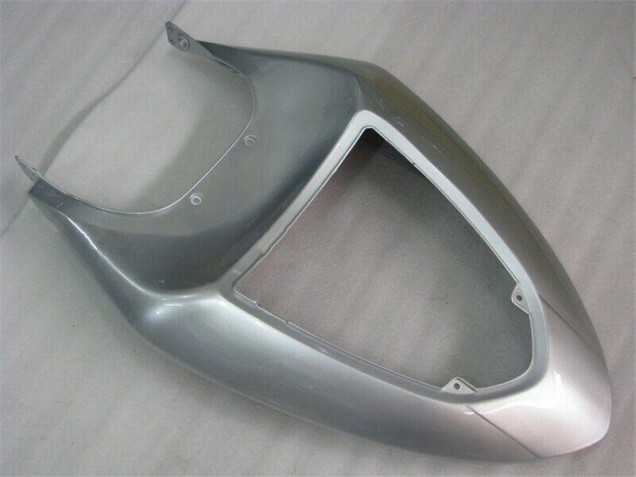 ZX6R 2005-2006 Motorrad Verkleidungen - Silber Rot Flammen ZX6R 2005-2006 Motorrad Verkleidungen - Silber Rot Flammen