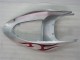 ZX6R 2005-2006 Motorrad Verkleidungen - Silber Rot Flammen ZX6R 2005-2006 Motorrad Verkleidungen - Silber Rot Flammen