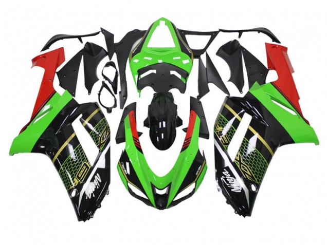ZX6R 2007-2008 Motorrad Verkleidung - Grün Schwarz ZX6R 2007-2008 Motorrad Verkleidung - Grün Schwarz
