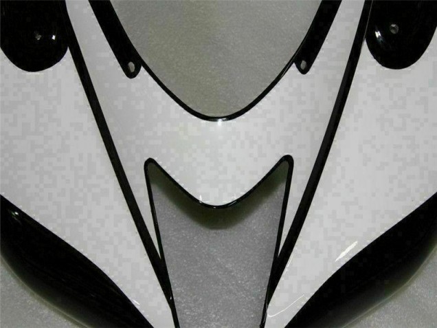 ZX6R 2007-2008 Motorrad Verkleidung - Schwarz Weiß