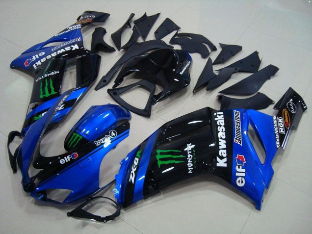 ZX6R 2007-2008 Motorrad Verkleidungen - Blau Monster ZX6R 2007-2008 Motorrad Verkleidungen - Blau Monster