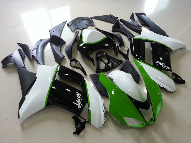 ZX6R 2007-2008 Motorrad Verkleidungen - Grün Schwarz Weiß ZX6R 2007-2008 Motorrad Verkleidungen - Grün Schwarz Weiß