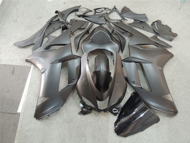 ZX6R 2007-2008 Motorrad Verkleidungen & Plastik - Schwarz