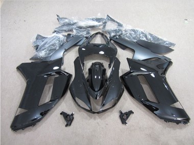 ZX6R 2007-2008 Motorrad Vollverkleidung - Schwarz