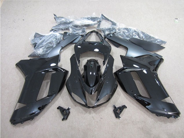ZX6R 2007-2008 Motorrad Vollverkleidung - Schwarz ZX6R 2007-2008 Motorrad Vollverkleidung - Schwarz