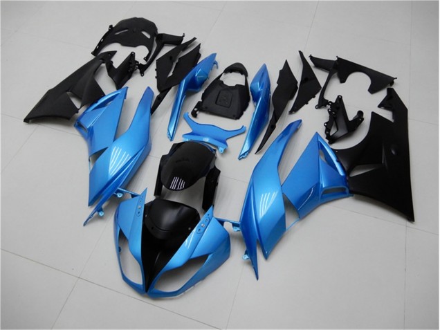 ZX6R 2009-2012 Motorrad Verkleidung - Blau Schwarz ZX6R 2009-2012 Motorrad Verkleidung - Blau Schwarz